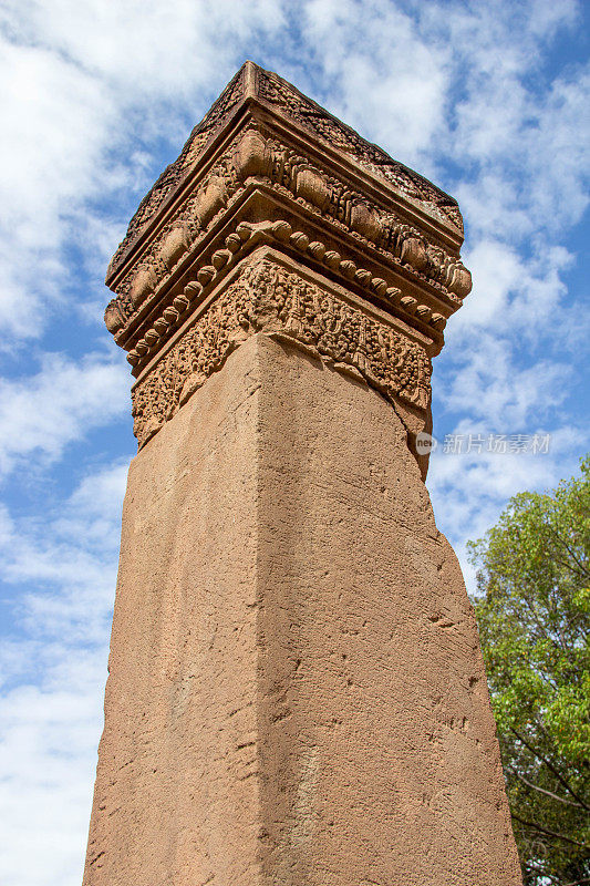 柬埔寨:吴哥建筑群的Banteay Srei庙